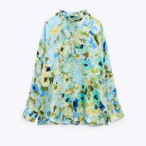 ZARA Printed Blouse
